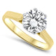 1.50ct Diamond Solitaire Handmade Engagement Ring in 18ct Yellow Gold