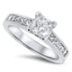 1.61ct Princess Cut Diamond Engagement Style Ring with a F VS2 GIA Diamond in 18ct White Gold Ring