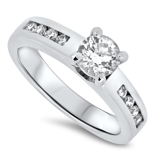 0.69ct Diamond Engagement Style Handmade Ring with GIA cert.