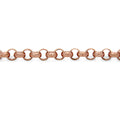 9ct Rose Gold Patterned Belcher Necklace