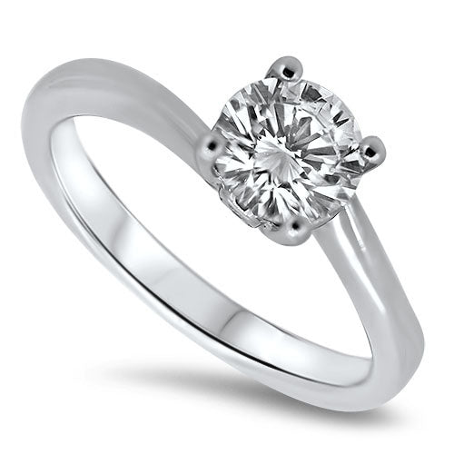 1.02ct Diamond Solitaire Ring E VS2 set in Platinum