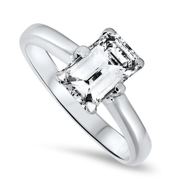 1.25ct Solitaire Diamond Ring in 18ct White Gold