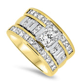 2.97ct Diamond Ring Set in 18ct Yellow Gold