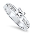 0.70ct Diamond Engagement Ring in 18k White Gold