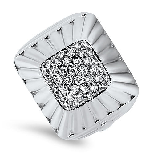 0.50ct Diamond Cluster Ring in 18ct White Gold