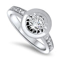0.60ct Diamond Ring in 18k White Gold