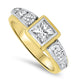 1.12ct Princess Cut Diamond Engagement Style Handmade Ring