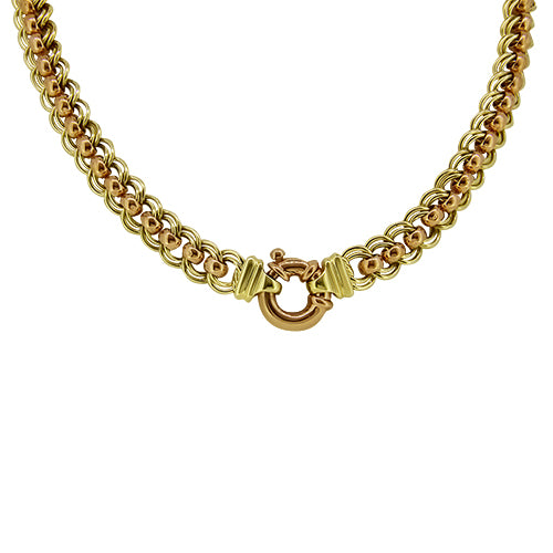 9ct Two Toned Gold Necklace