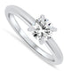 0.70ct Diamond Solitaire Ring Set in 18ct White Gold