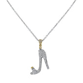 High Heel Diamond Pendant