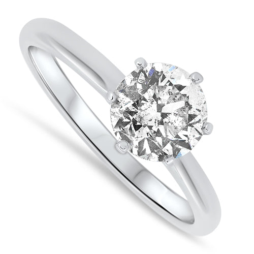 1.35ct Diamond Solitaire Ring in 14ct White Gold | London Loans