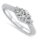 0.70ct Diamond Trilogy Ring in 9ct White Gold