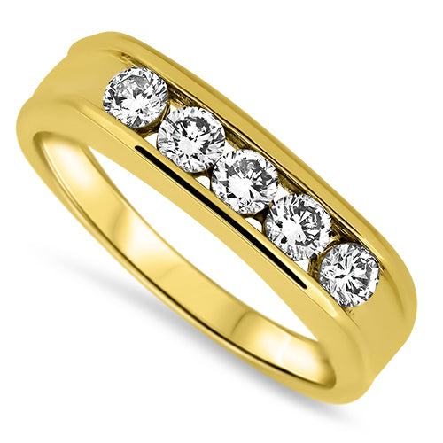 0.75ct Diamond Ring in 14ct Yellow Gold