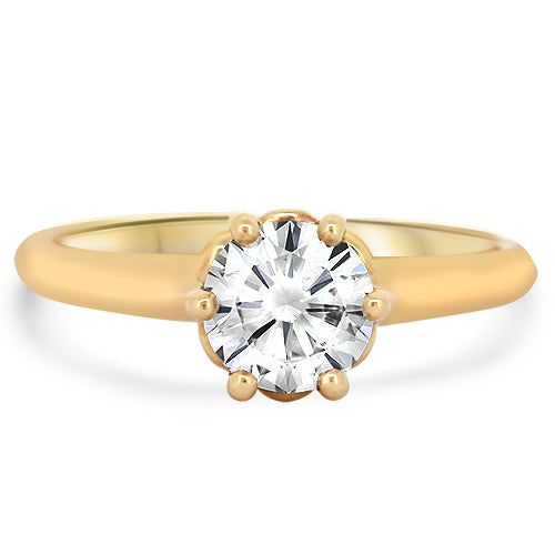 0.85ct Diamond Solitaire Engagement Ring in 18k Rose Gold | London Loans